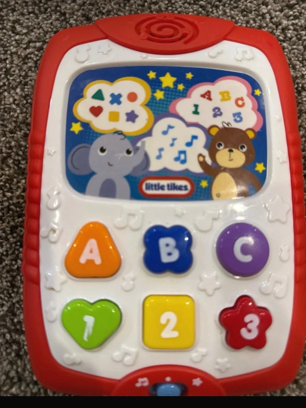 Little Tikes Red Interactive ABC & 123 Learning Toy Phone